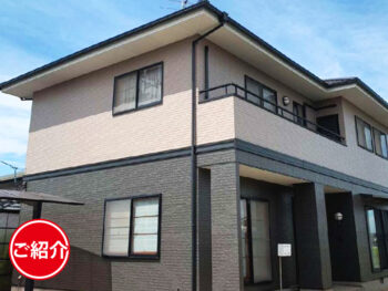 上品カラーで印象一新！落ち着いたモダンツートンの外壁へ｜岡山市中区 外壁塗装施工事例